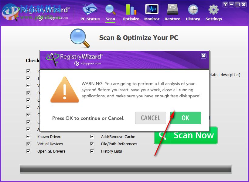 RegistryWizard(注册表错误修复工具) 3.5.19.504 免费版