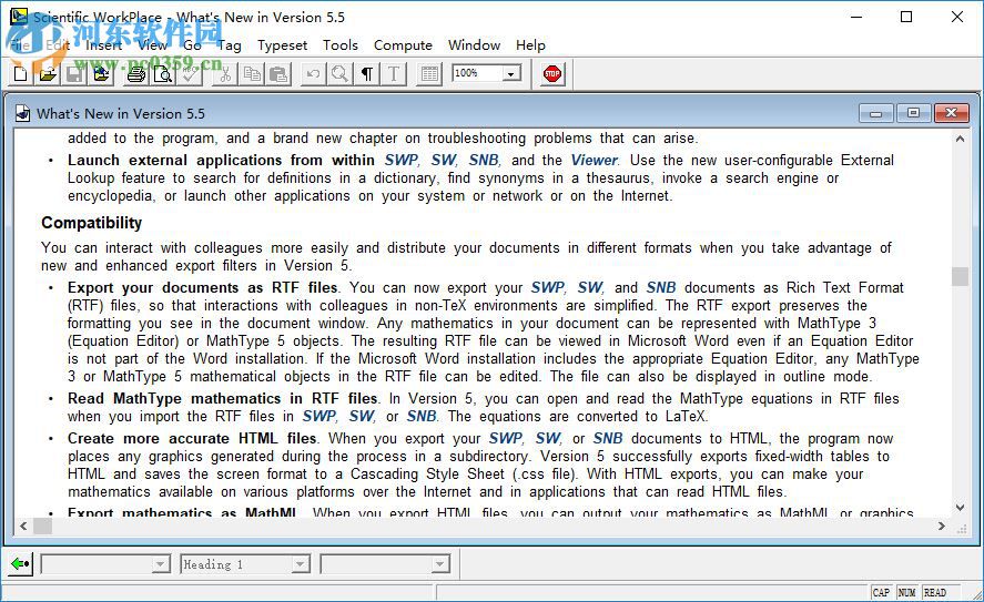 MacKichan Scientific Workplace(论文排版软件) 5.5.2960 免费版