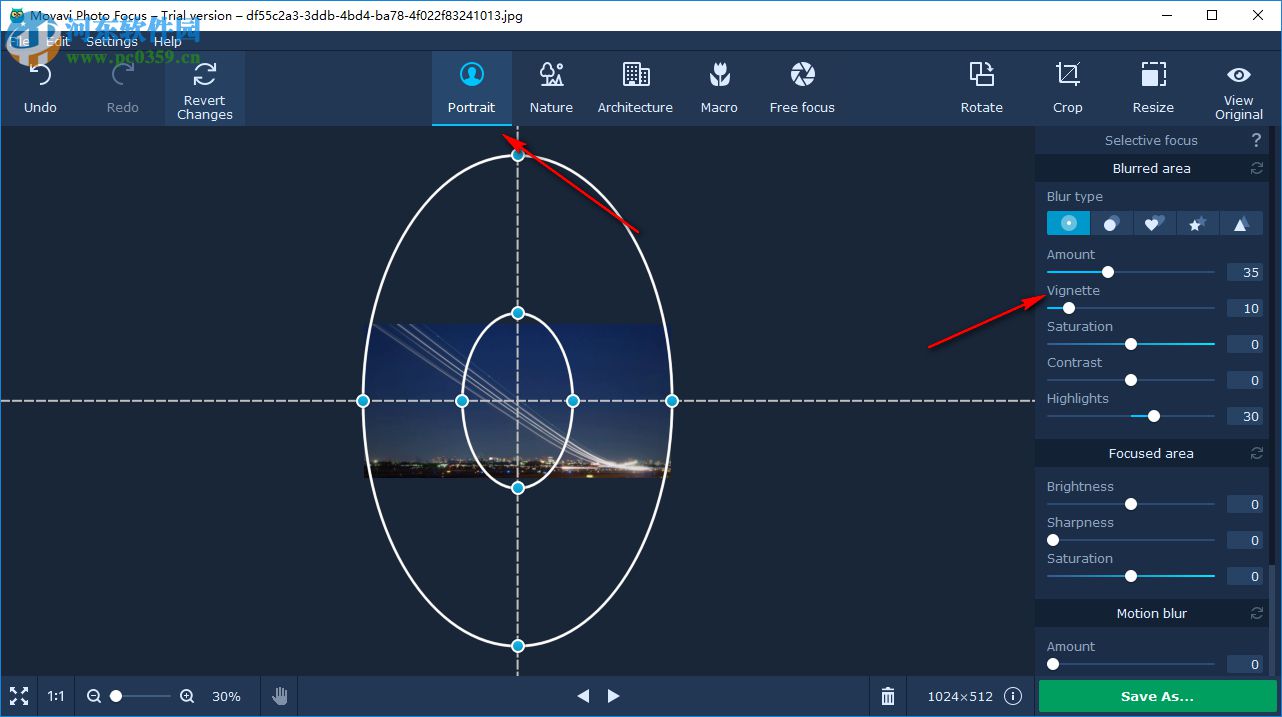 Movavi Photo Focus(图像模糊处理软件) 1.1.0 官方版