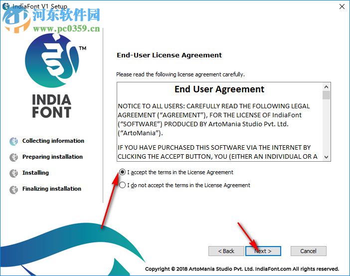 印度语书法字体软件 1.0.0 免费版