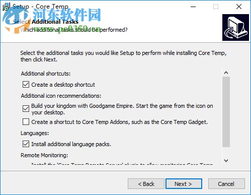 CoreTemp(CPU数字温度传感器) 1.15.1 绿色版