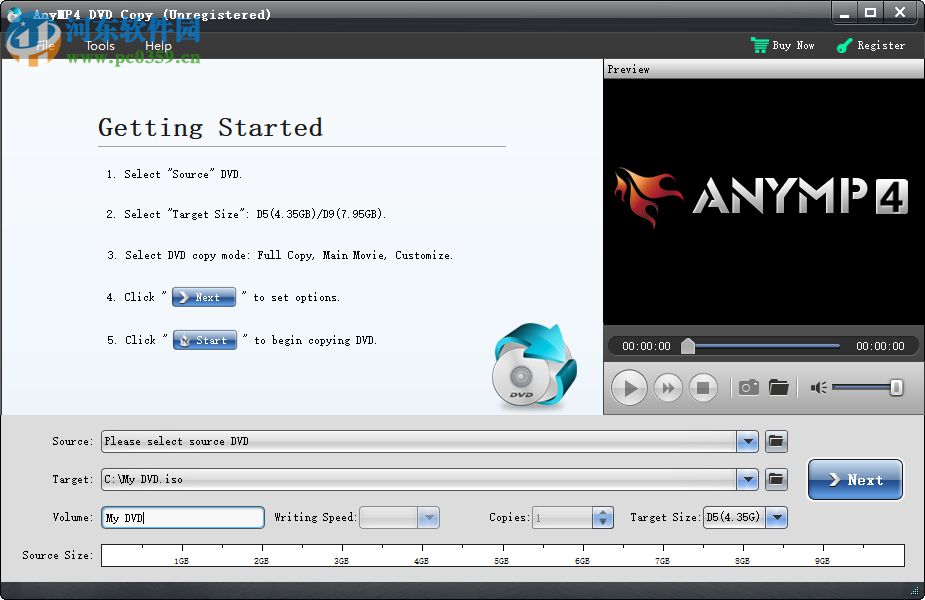AnyMP4 DVD Copy(DVD拷贝软件) 3.1.30 官方版