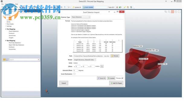 Insight Numerics Detect3D(火灾映射分析软件) 2.43 官方版