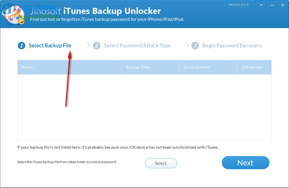 Jihosoft iTunes Backup Unlocker(iTunes备份解锁器) 3.0.4.0 官方版