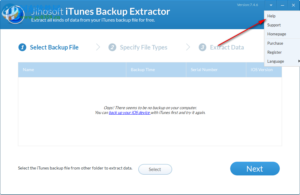 Jihosoft iTunes Backup Extractor(iTunes备份提取器) 7.4.6.0 官方版