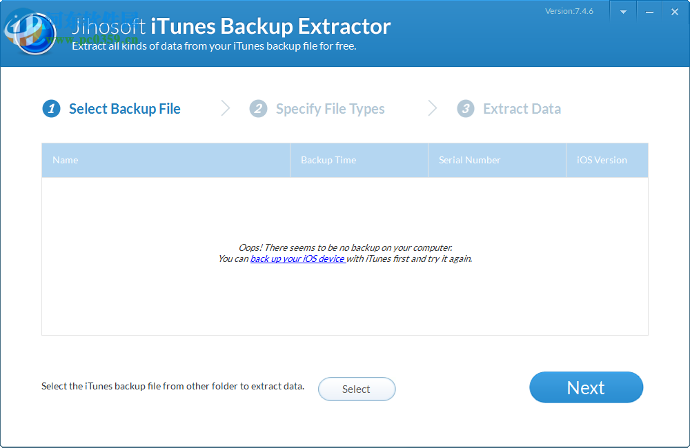 Jihosoft iTunes Backup Extractor(iTunes备份提取器) 7.4.6.0 官方版