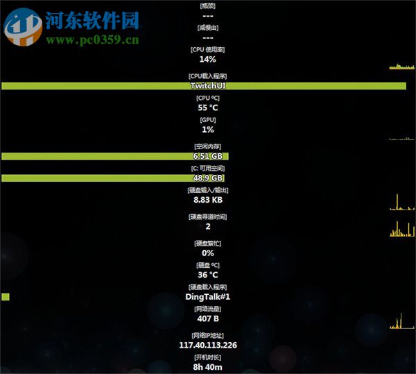 Moo0 System Monitor(系统监视器软件) 1.83 多语言绿色版