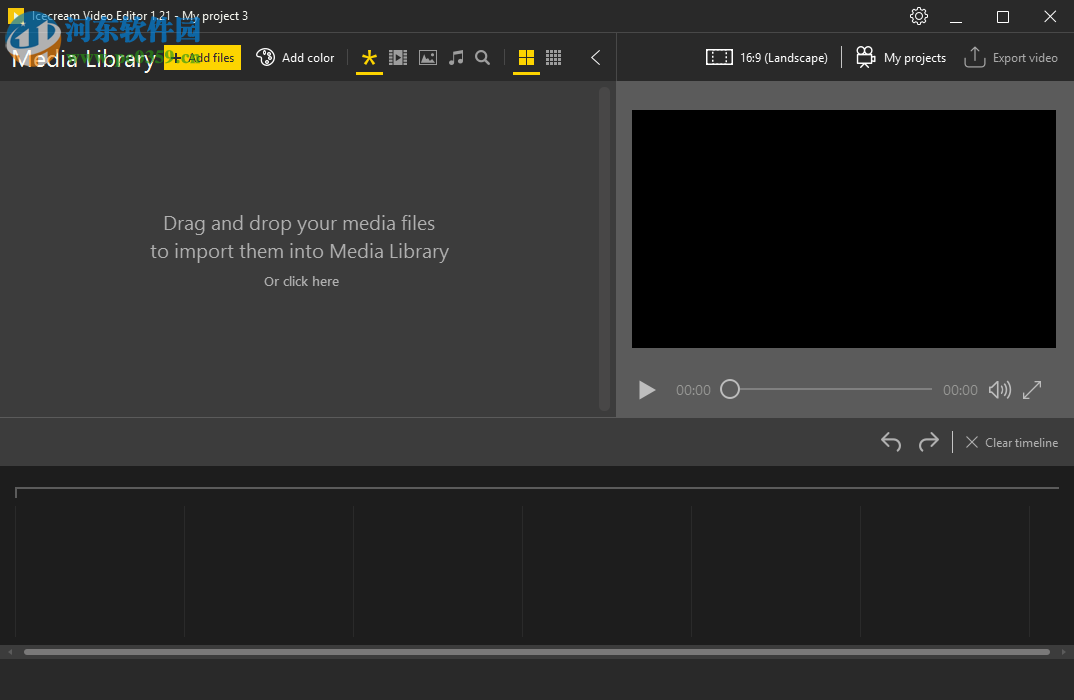 Icecream Video Editor(免费<a href=/v/duanshipin/ target=_blank class=infotextkey>视频剪辑</a>软件)