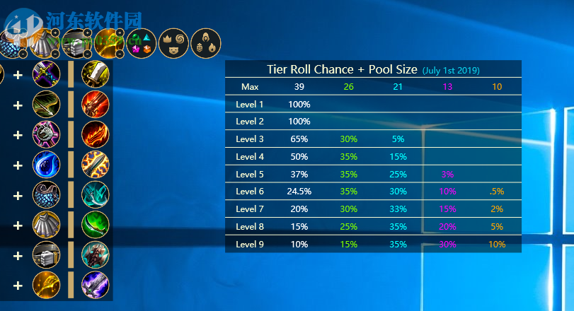 云顶之弈桌面小工具(TFT Overlay) 1.9.7 免费版