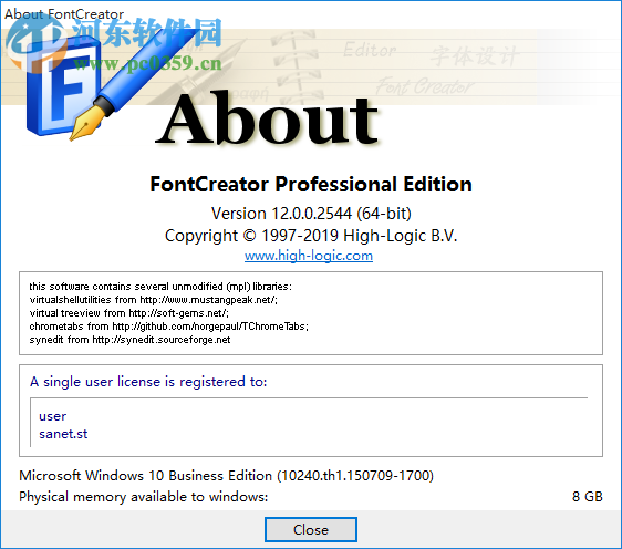 High-Logic FontCreator(字体编辑器) 12.0.0.2546 破解版