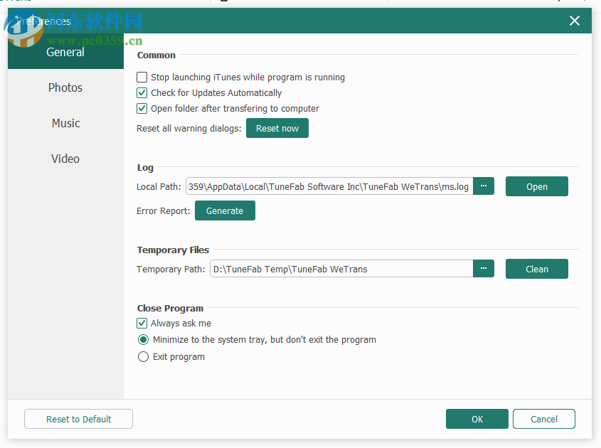 ios设备文件同步工具(TuneFab WeTrans) 2.0.8 免费版