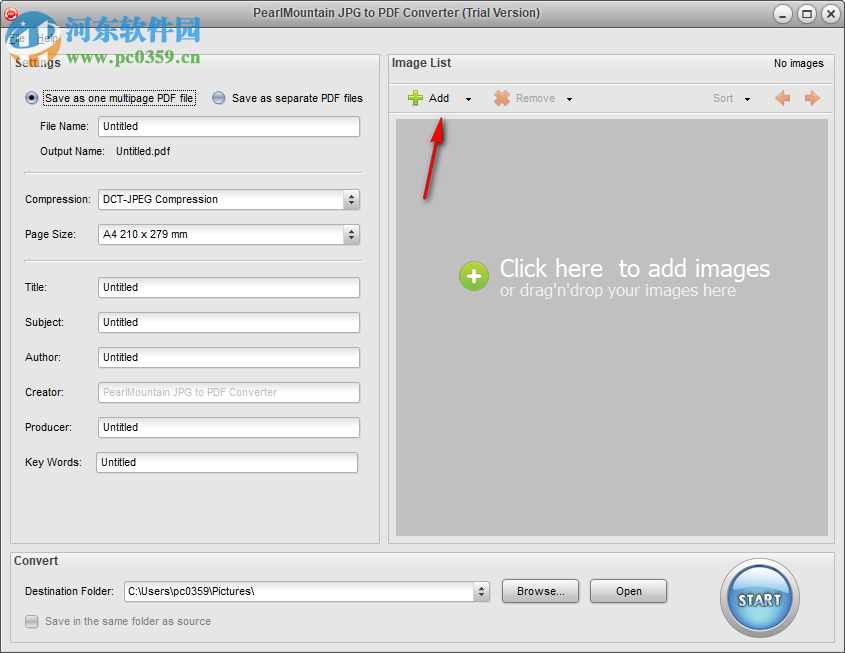 PearlMountain JPG to PDF Converter(JPG转PDF工具) 1.1.4 官方版