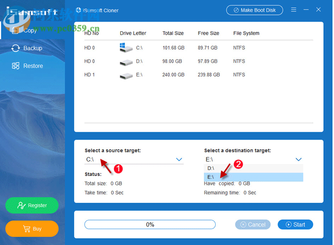 iSumsoft Cloner(系统分区备份软件) 3.1.1 免费版