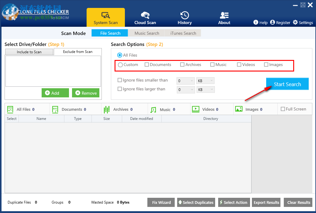 重复文件搜索软件(Clone Files Checker) 5.4 官方版