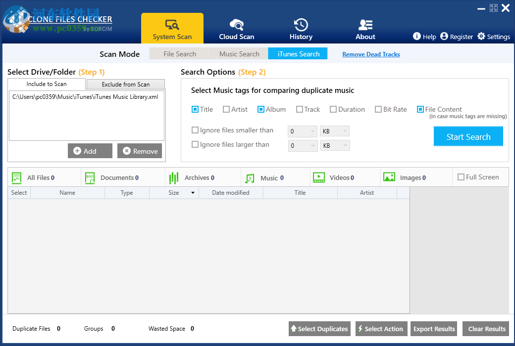 重复文件搜索软件(Clone Files Checker) 5.4 官方版