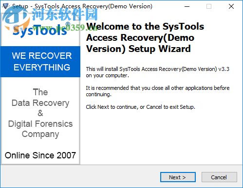 Access数据库恢复软件(SysTools Access recovery) 3.3 官方版