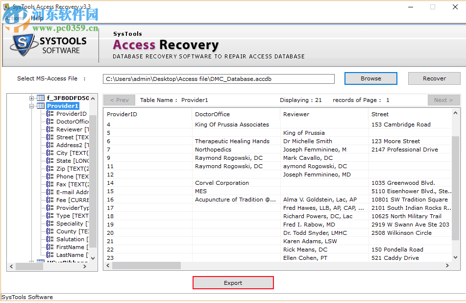 Access数据库恢复软件(SysTools Access recovery) 3.3 官方版