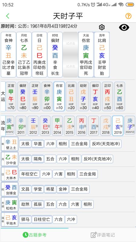 天时子平生辰八字(2)