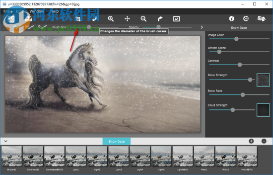 Snow Daze(照片雪景效果添加软件) 1.20 官方版