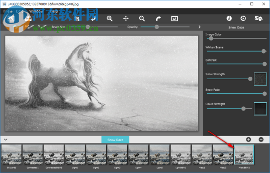 Snow Daze(照片雪景效果添加软件) 1.20 官方版