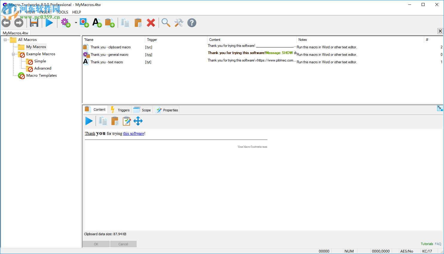 Pitrinec Macro Toolworks Professional 9.0.0 免费版