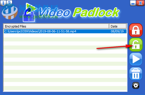 Video Padlock视频文件加密工具 1.2 免费版