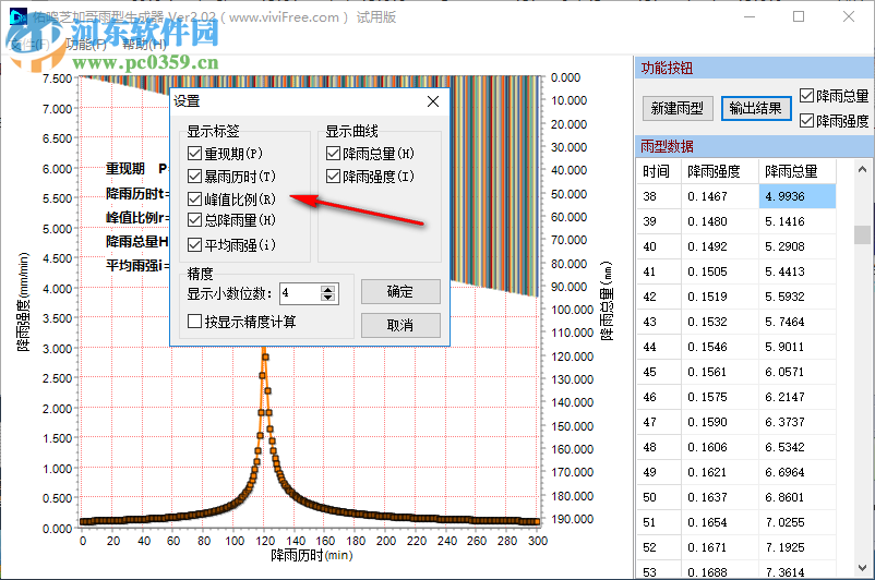 佑鸣芝加哥雨型生成器 2.02 绿色版