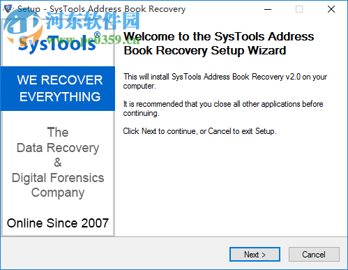 SysTools Address Book Recovery(通讯簿恢复软件) 2.0 官方版