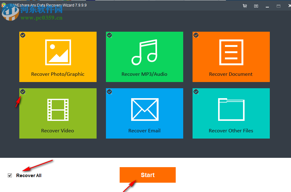 IUWEshare Any Data Recovery Wizard(数据恢复软件) 7.9.9.9 官方版