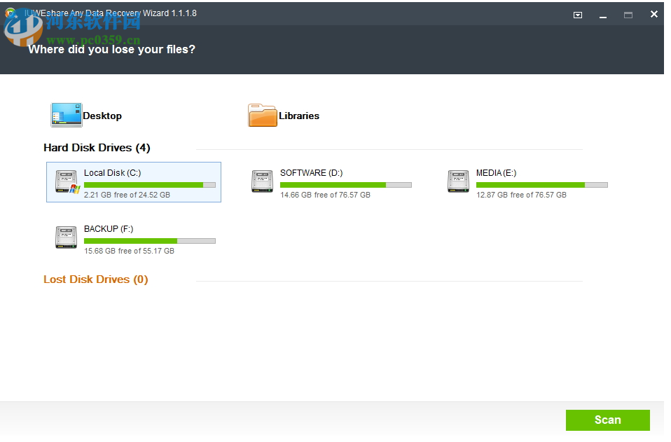 IUWEshare Any Data Recovery Wizard(数据恢复软件) 7.9.9.9 官方版