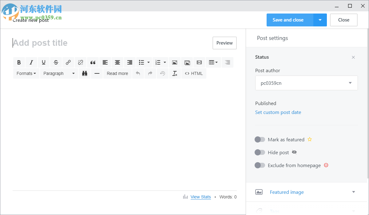 Publii-Publii(静态博客网站生成工具) 0.35.1 官方版