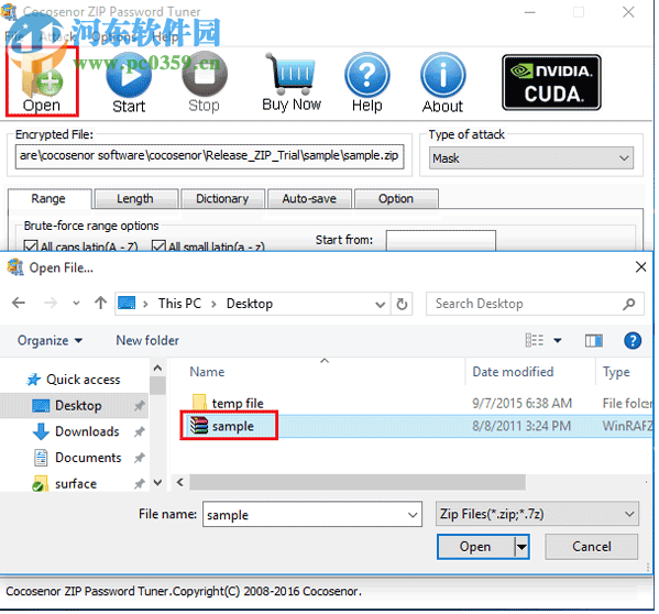 Cocosenor ZIP Password Tuner(zip密码恢复工具) 3.1.0 官方版