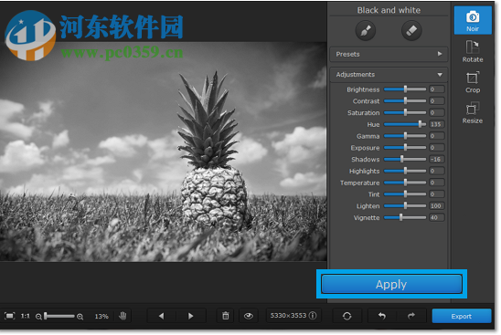 Movavi Photo Noir(照片转黑白软件) 1.0.1 官方版