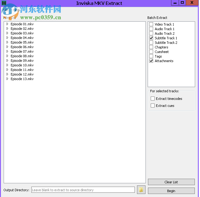MKV提取器(Inviska MKV Extract) 10.1 绿色版