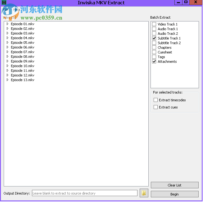 MKV提取器(Inviska MKV Extract) 10.1 绿色版