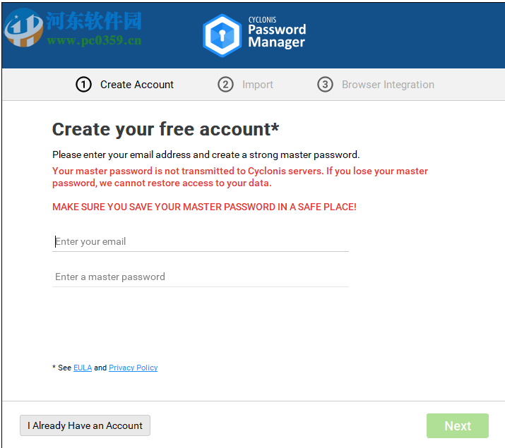 Cyclonis Password Manager(密码管理软件) 1.4.0.86 官方版