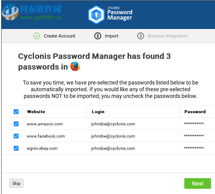 Cyclonis Password Manager(密码管理软件) 1.4.0.86 官方版