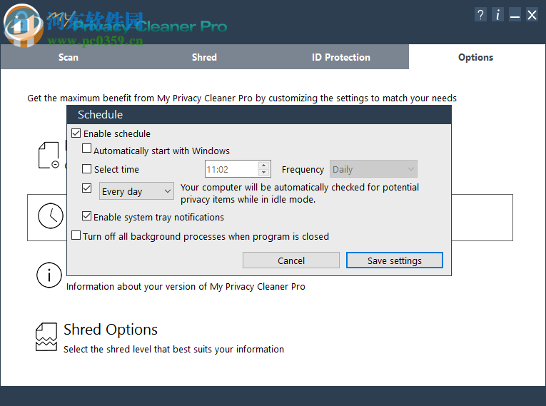My Privacy Cleaner Pro(上网痕迹擦除工具) 3.1 免费版