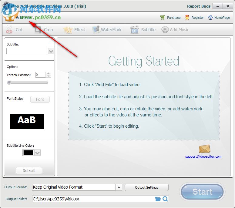 idoo Add Subtitles to Video(视频字幕添加软件) 3.0.0 官方版