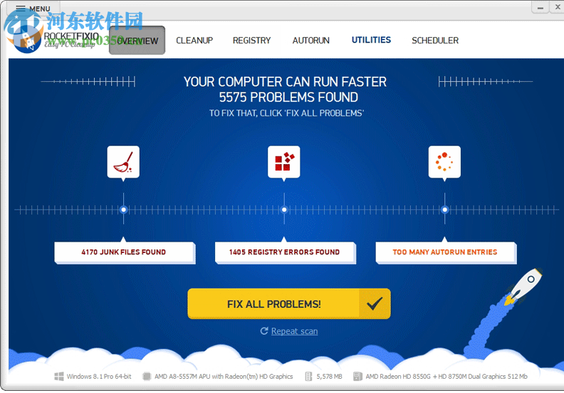 RocketFixio(系统文件卸载清理工具) 4.0 官方版