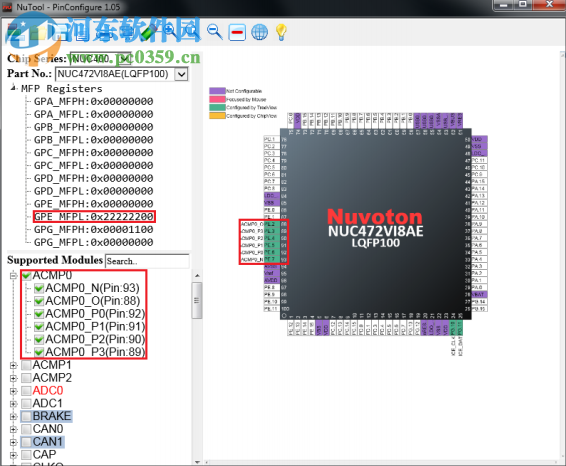 新唐单片机工具(NuTool-PinConfigure) 1.15.0006 官方版