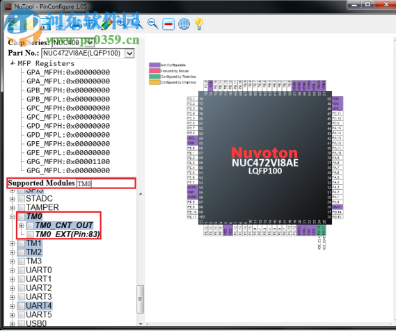 新唐单片机工具(NuTool-PinConfigure) 1.15.0006 官方版