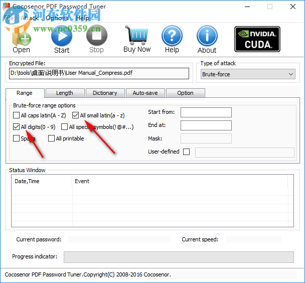 Cocosenor PDF Password Tuner(PDF密码恢复工具) 3.1.0 官方版