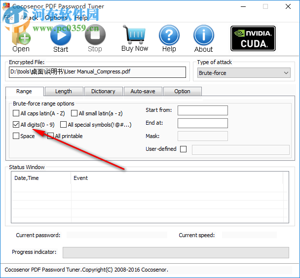 Cocosenor PDF Password Tuner(PDF密码恢复工具) 3.1.0 官方版