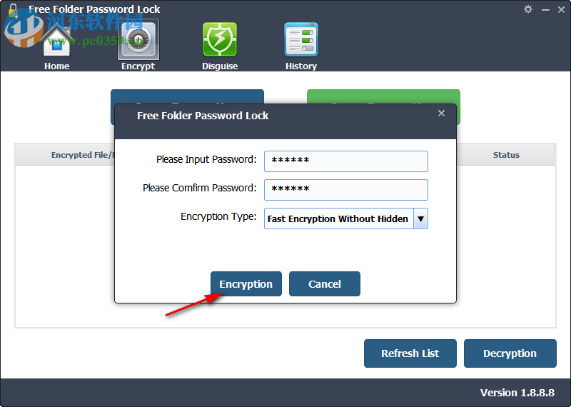 Free Folder Password Lock(文件加密软件) 1.8.8.8 官方版