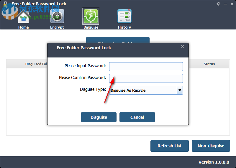 Free Folder Password Lock(文件加密软件) 1.8.8.8 官方版