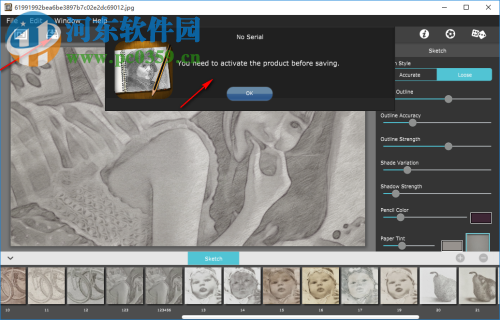 PhotoArtista Sketch(照片转素描软件) 2.00 官方版