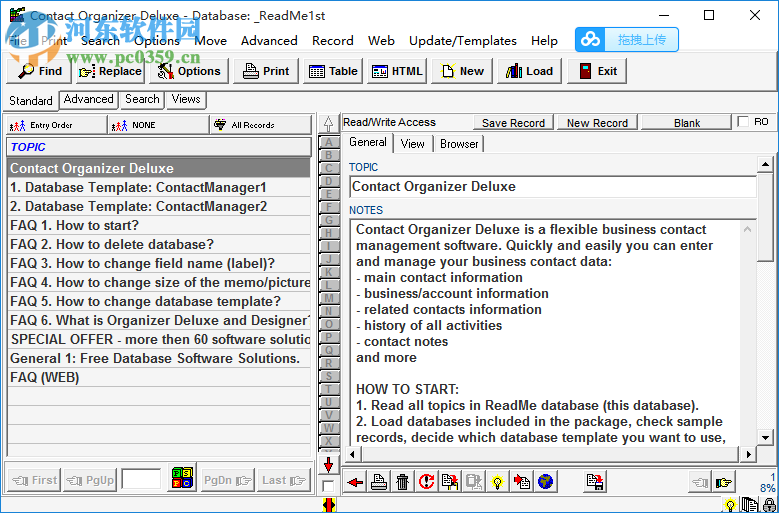 Contact Organizer Deluxe 4.1 免费版