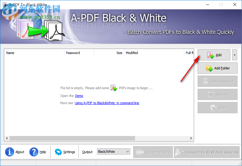 A-PDF To Black-White(PDF转换黑白软件) 3.1 官方版