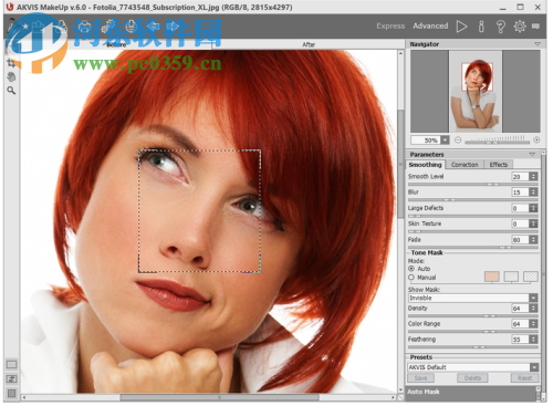 AKVIS MakeUp(人物磨皮插件) 6.0 免费版
